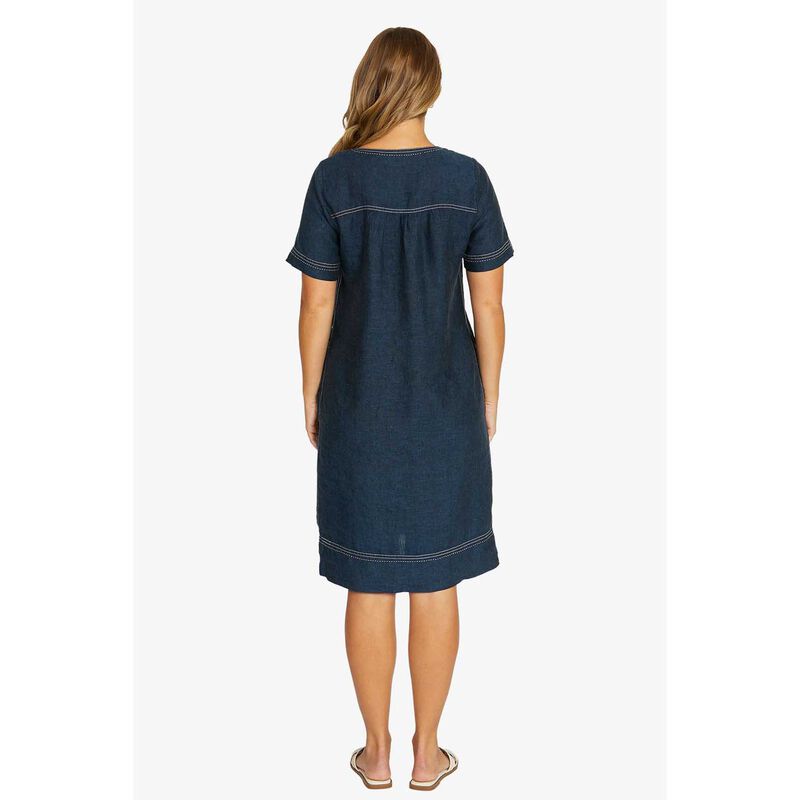 Jump Tack Stitch Dress image number 1
